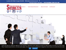 Tablet Screenshot of lavorareinsicurezza.info